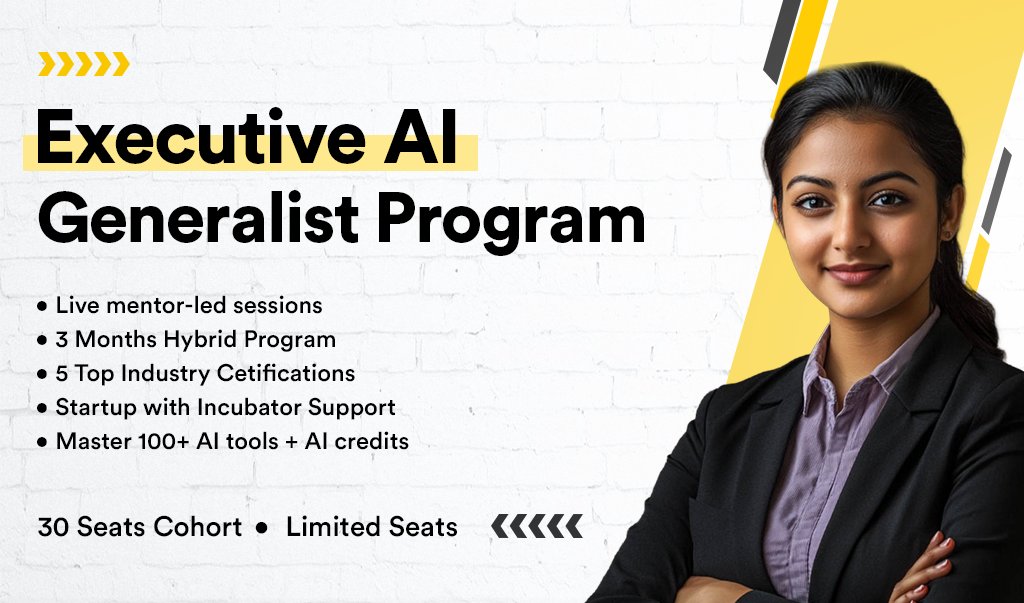 Letsupgrade's Executive AI Generalist Program